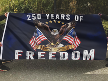 Load image into Gallery viewer, 250 Years of Freedom Eagle (1776–2026) Flag