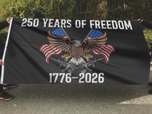 Load image into Gallery viewer, 1776–2026 Patriotic American Eagle Flag