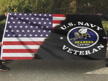 Load image into Gallery viewer, U.S. Navy Seabees Can Do Veteran Flag