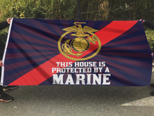 Load image into Gallery viewer, Defended by a United States Marine Flag