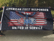 Load image into Gallery viewer, American First Responder Flag