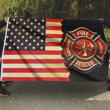 Load image into Gallery viewer, Fire Rescue Honor Flag
