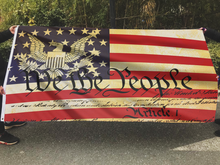 Load image into Gallery viewer, Vintage We The People American Eagle Flag