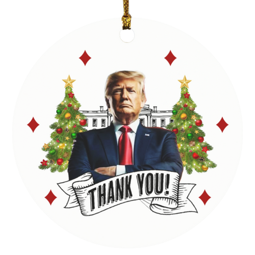 Trump - Thank You Ornament