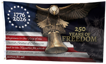 Load image into Gallery viewer, Patriotic Eagle Liberty Bell USA Flag
