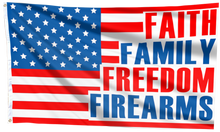 Load image into Gallery viewer, Four Freedoms USA Flag