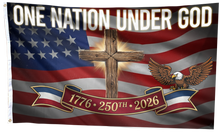 Load image into Gallery viewer, One Nation Under God Eagle Flag