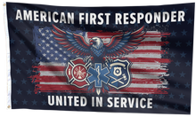 Load image into Gallery viewer, American First Responder Flag