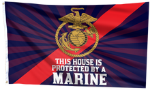 Load image into Gallery viewer, Defended by a United States Marine Flag