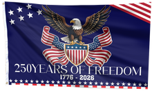 Load image into Gallery viewer, 250 Years of Freedom USA Eagle Flag