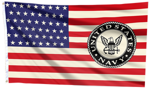 Navy USA Flag