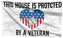 Load image into Gallery viewer, Veteran Protected Home Flag