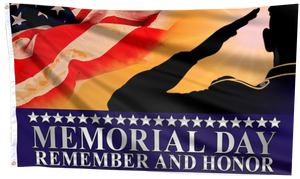 Memorial Day Remember and Honor Flag