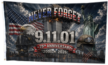 Load image into Gallery viewer, Never Forget Eagle and Statue Flag
