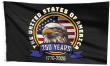 Load image into Gallery viewer, The United States of America 250 Years Eagle Flag