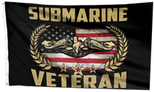 Load image into Gallery viewer, U.S. Submarine Veteran Flag
