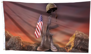 Fallen Soldier Memorial Flag