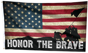 Honor The Brave Flag