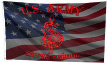 Load image into Gallery viewer, U.S. Army Sniper School Flag