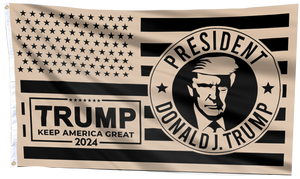 President Trump Keep America Great 2024 Flag