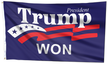 Load image into Gallery viewer, President Trump Won Flag