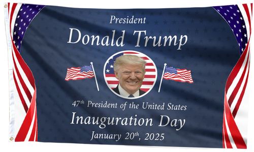 Donald Trump Inauguration Day Flag