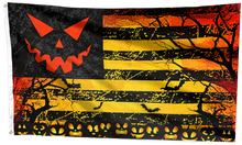 Load image into Gallery viewer, Scary Halloween Pumpkin Flag