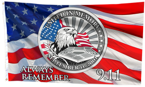 Always Remember 9/11 Eagle Flag