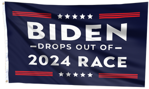 Biden Drops Out Of 2024 Race Flag