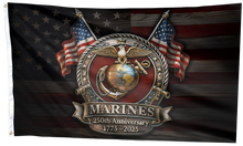 Load image into Gallery viewer, Forged in Valor – 250 Years Strong Flag