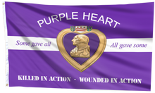 Load image into Gallery viewer, Purple Heart - Some Gave All Flag
