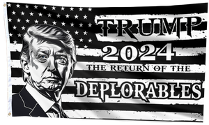 Trump 2024 The Return of the Deplorables Flag