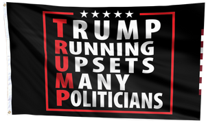 Trump Running Upsets Many Politicians Flag