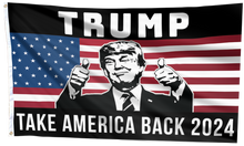Load image into Gallery viewer, Trump USA Take America Back 2024 Flag