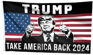 Trump USA Take America Back 2024 Flag