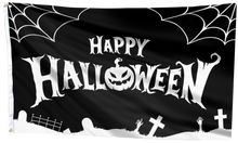 Load image into Gallery viewer, Happy Halloween Black Flag