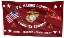 Load image into Gallery viewer, United States Marine Corps - Lance Corporal Flag