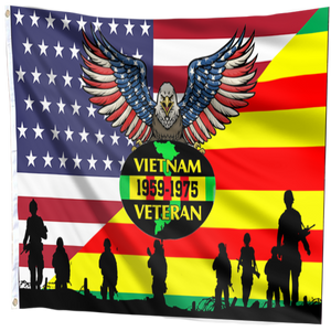 Vietnam Veteran Eagle Of Freedom Flag