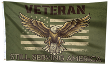Load image into Gallery viewer, Veteran Still Serving America Flag