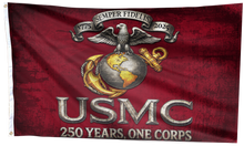 Load image into Gallery viewer, 250 Years, One Corps – USMC Flag
