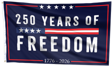 Load image into Gallery viewer, 250 Years of Freedom Blue Flag