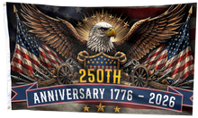 Load image into Gallery viewer, Eagle 250th Anniversary Flag
