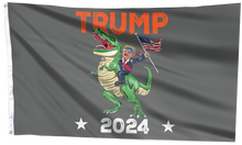 Load image into Gallery viewer, Trump Dino 2024 Flag