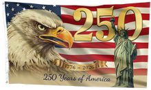 Load image into Gallery viewer, 250 Years of America Statue Flag