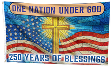 Load image into Gallery viewer, One Nation Under God Cross Flag