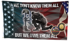 Load image into Gallery viewer, We Owe Them All Flag + Veteran Coin - Bundle