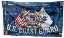 Load image into Gallery viewer, U.S. Coast Guard Blue Water Flag