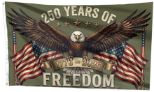 Load image into Gallery viewer, 250 Years Of Freedom Navy Flag