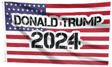 Load image into Gallery viewer, Donald Trump 2024 USA Flag