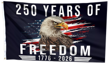 Load image into Gallery viewer, American Eagle 250 Years of Freedom Flag